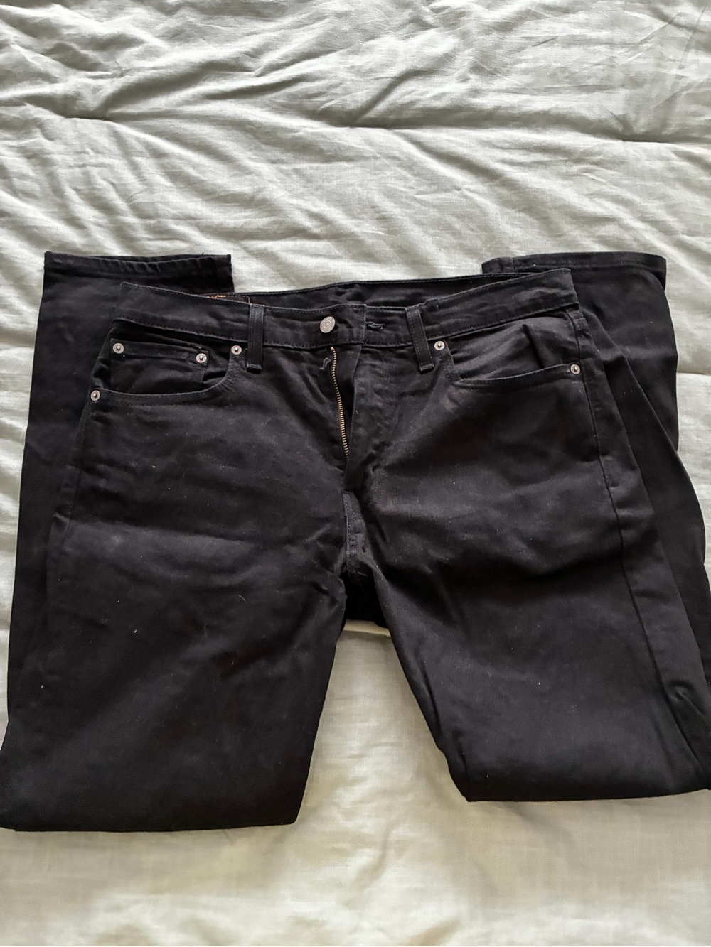 Levi's Men's Black Slim Straight Jeans